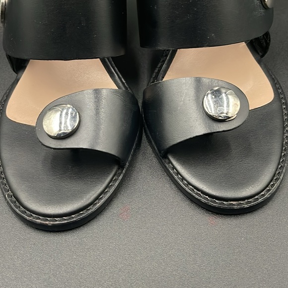 Zara Black Heeled Sandals - Size 38/7 - Made in Spain 🇪🇸 (Previously Owned) - Picture 7 of 7